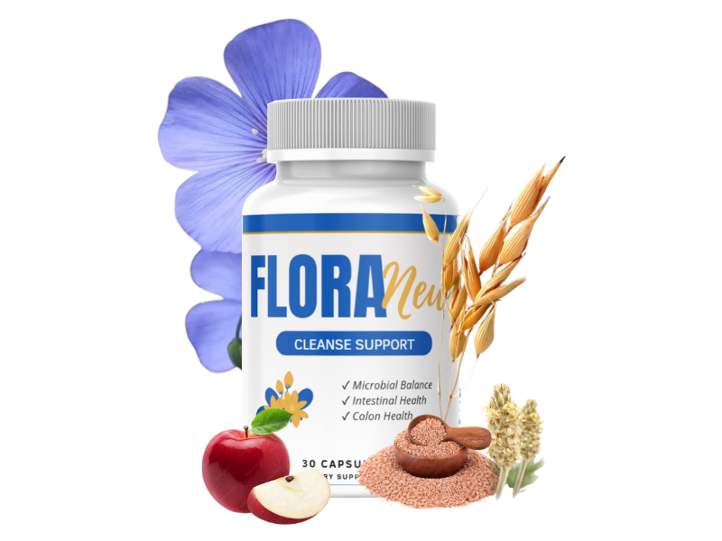 FloraNew natural gut balance and weight loss bottle