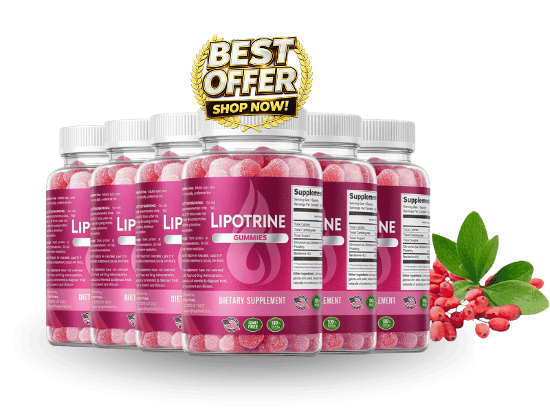 Lipotrine six-bottle kit, official product photo